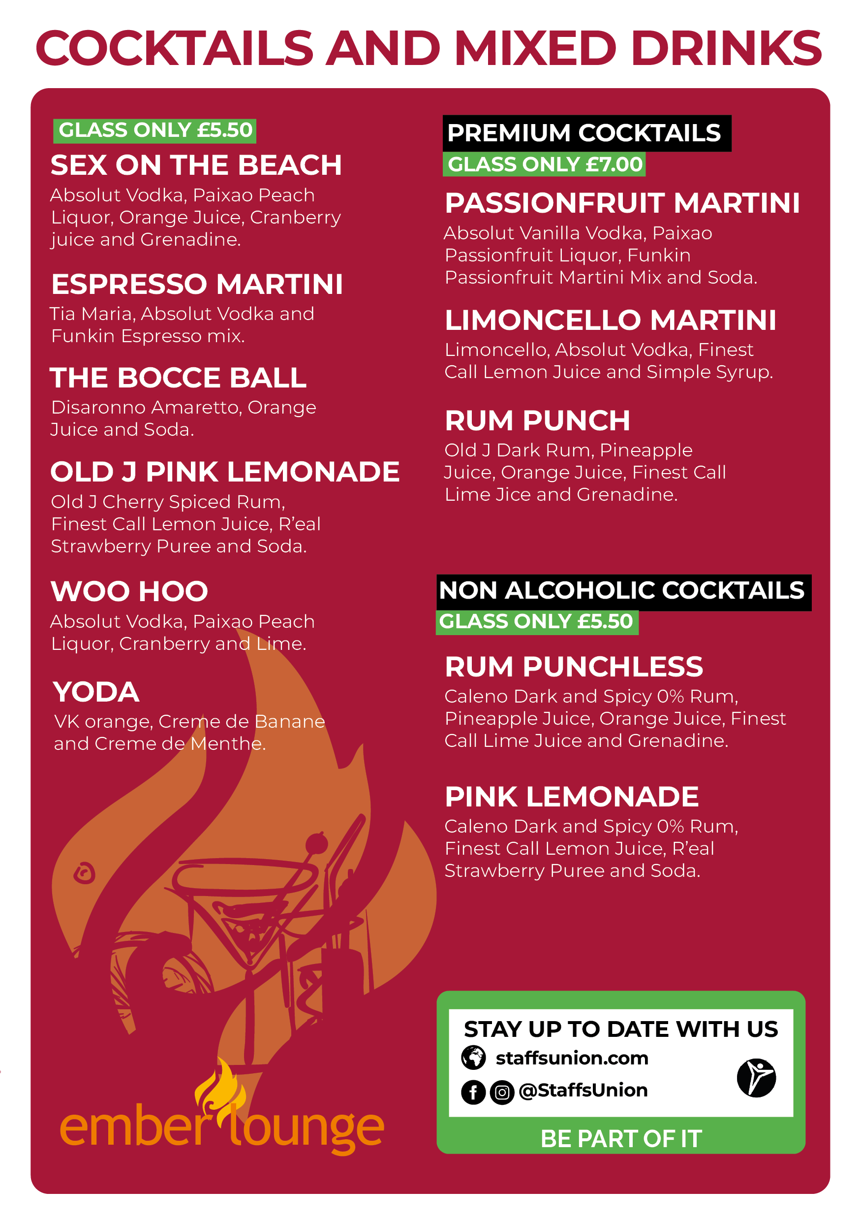 cocktail menu