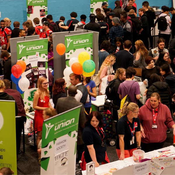 What the Union Marketing team can offer students running events